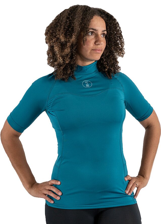Fourth Element Short Sleeve Hydroskin Womens Ocean Depth
