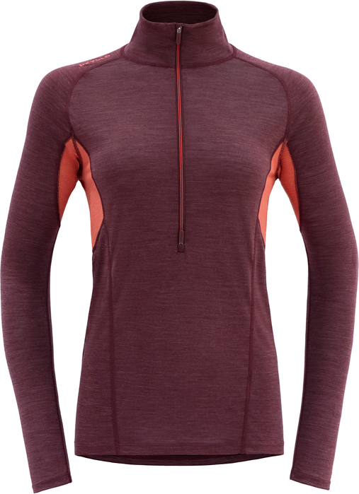 Devold Running Woman Zip Neck Port