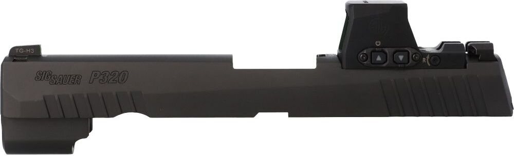 Sig Sauer P320 FULL-SIZE SLIDE ASSEMBLY, 4.7IN, ROMEO-X Black