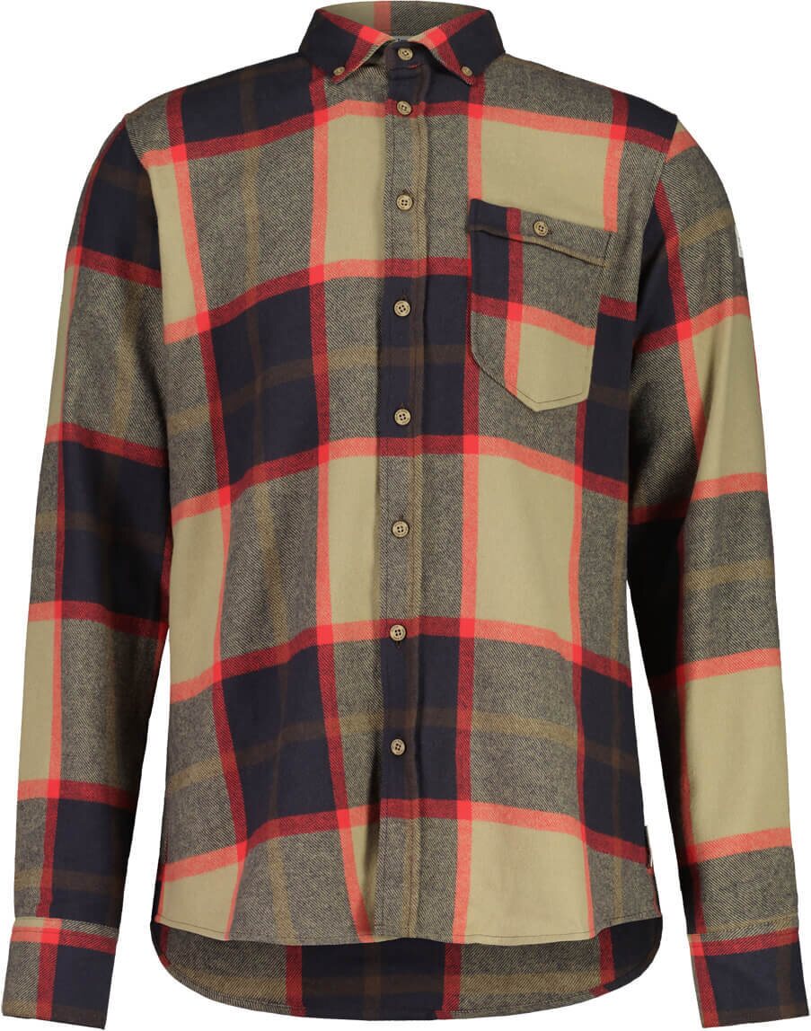 Maloja TendreM. Flannel Shirt Mens Oak Multi