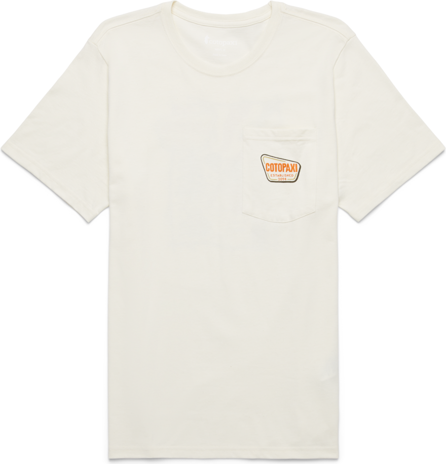 Cotopaxi Camp Life Organic Pocket T-Shirt Mens Bone