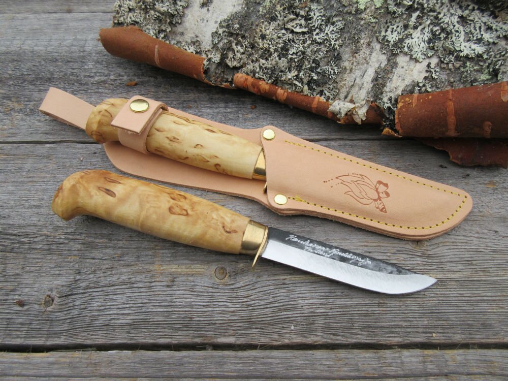 Kauhavan Puukkopaja Scout Knife 305 Vaalea Nuotio