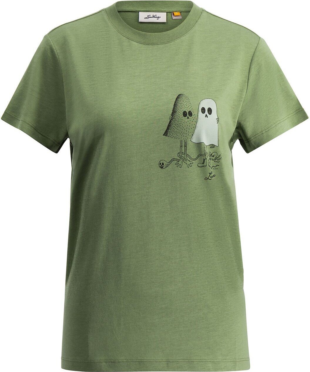 Lundhags Järpen Printed T-Shirt Womens (2024) Birch Green (62000)