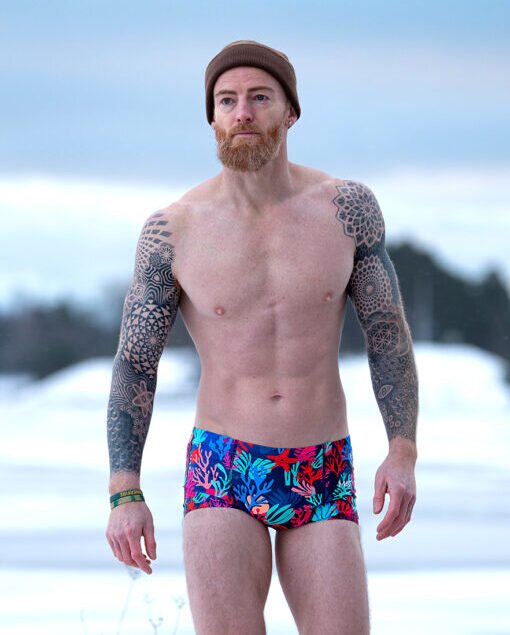 Mako Classic Shorty Mens Coral Blue