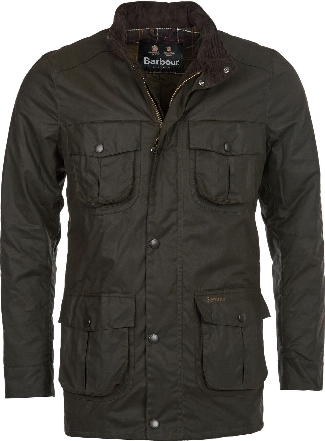 Barbour Corbridge Wax Jacket Mens Olive