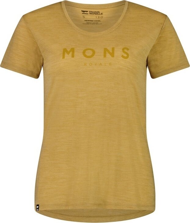 Mons Royale Zephyr Merino Cool Tee Womens Smokey Cumin