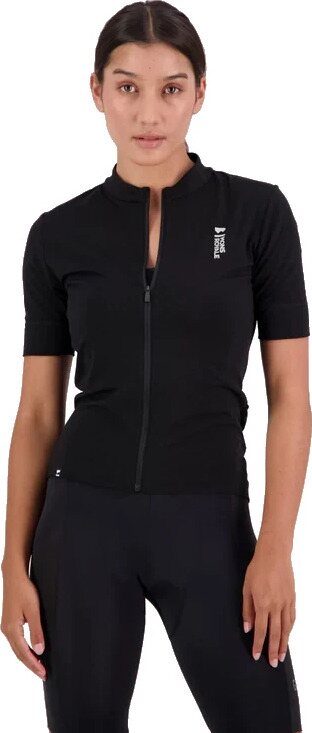 Mons Royale Roam Cargo Merino Shift Full Zip Tee Womens Black