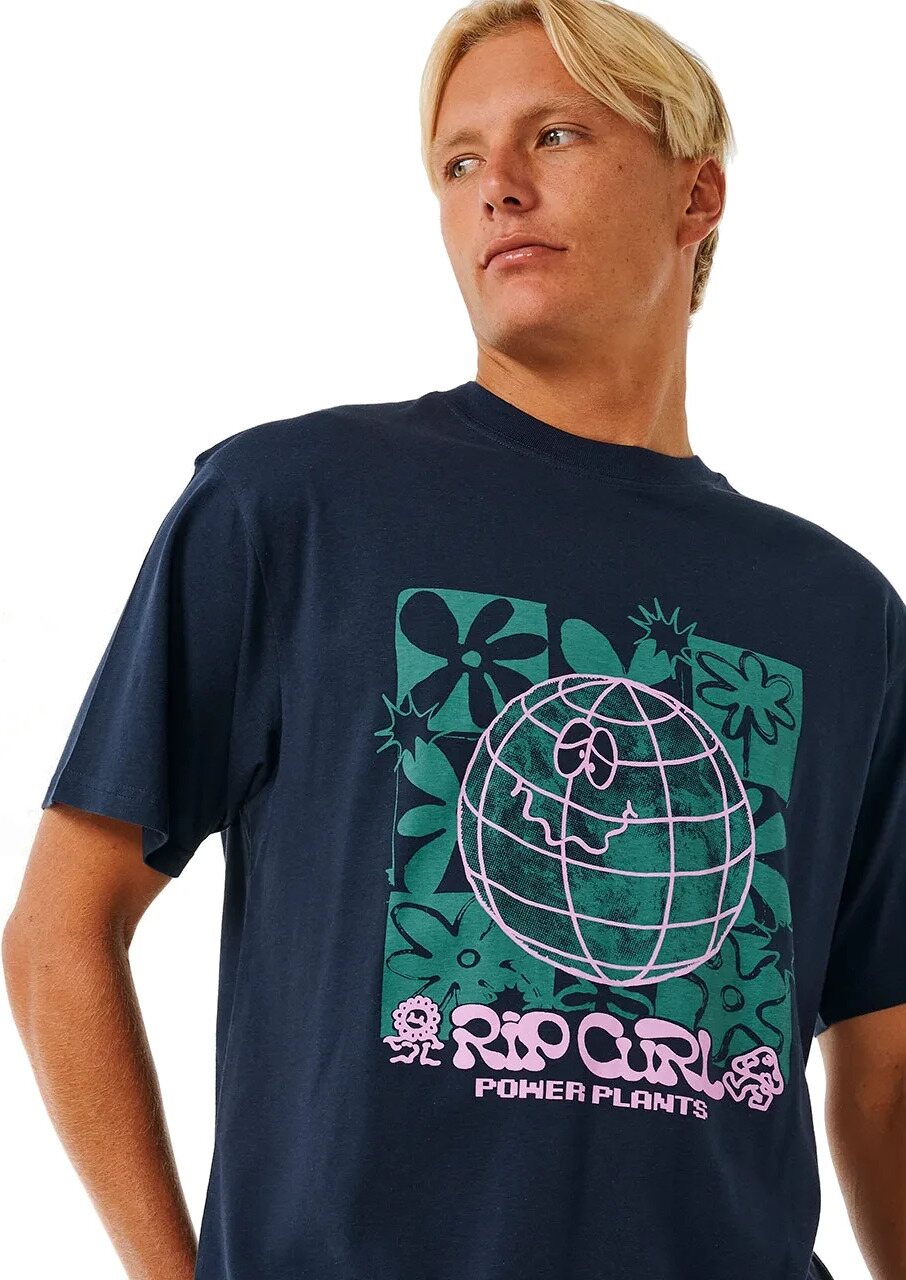 Rip Curl SWC Earth Power Tee Mens Dark Navy