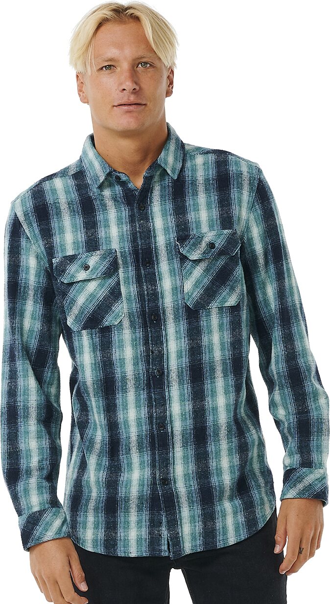Rip Curl SWC Flannel Shirt Mens Dark Navy