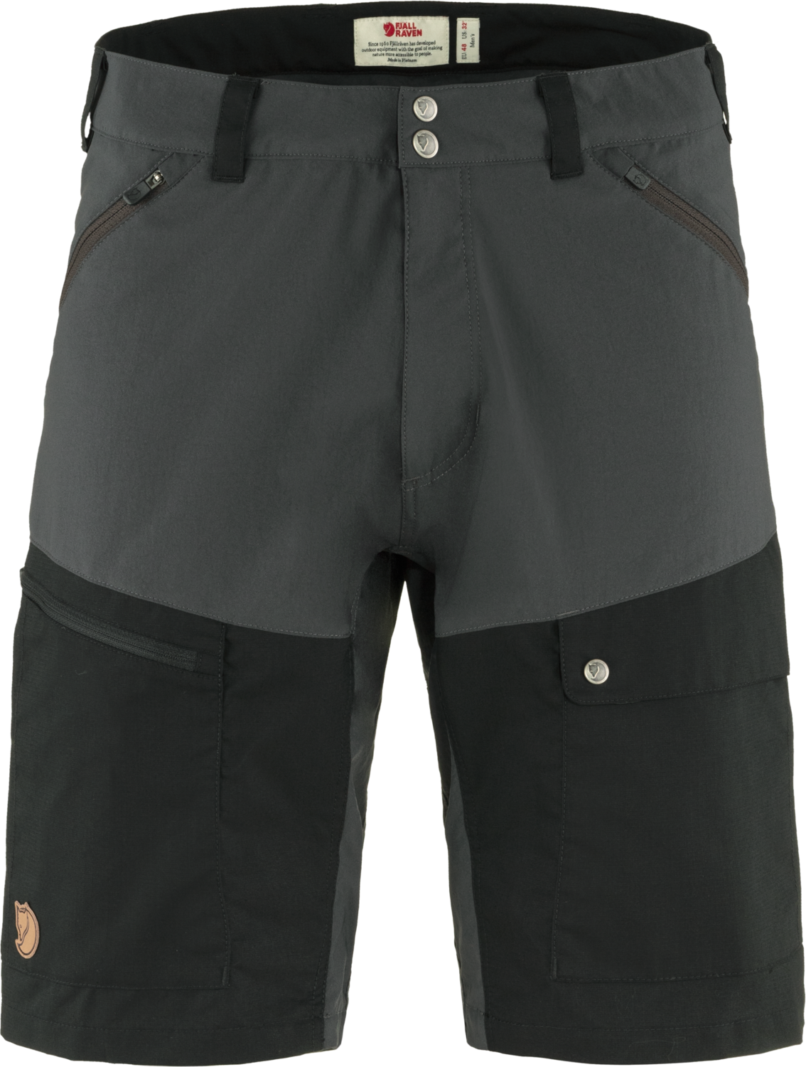Fjällräven Abisko Midsummer Shorts Mens Dark Grey / Black (030-550)