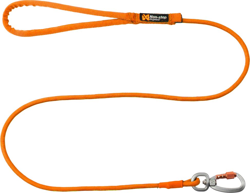 Non-stop Dogwear Trekking Rope Leash Orange