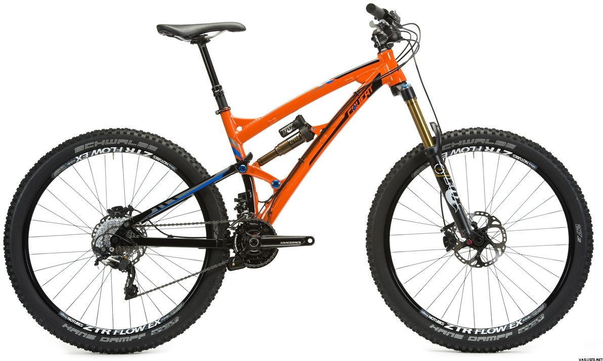 Transition Covert 27,5 Frameset with Fox Float X CTD Kashima Safety Orange