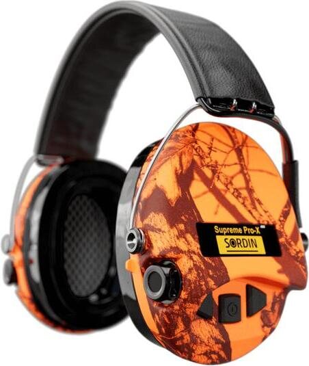 Sordin Supreme Pro-X Led Gel kuulosuojaimet MossyOak Blaze