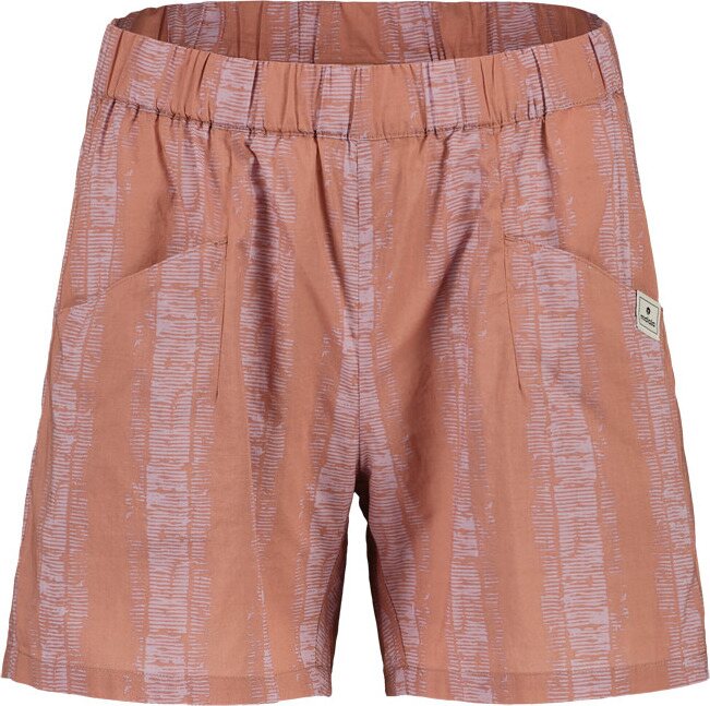 Maloja BergiselM. Organic Cotton Shorts Womens Mauve Ribstripe