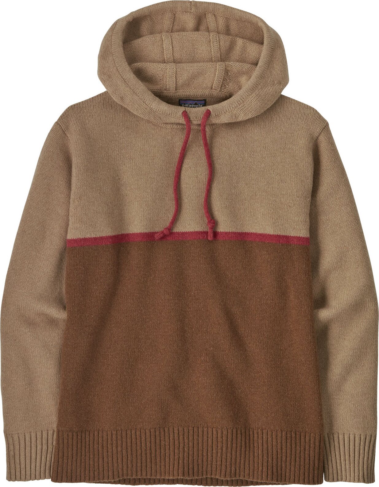 Patagonia Recycled Wool - Blend Sweater Hoody Mens Nest Brown