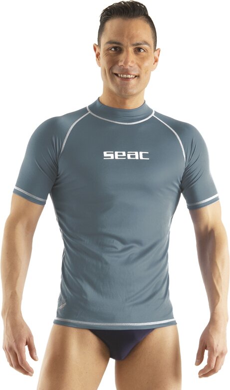 Seacsub Rash Guard T-Sun Short Mens Grey