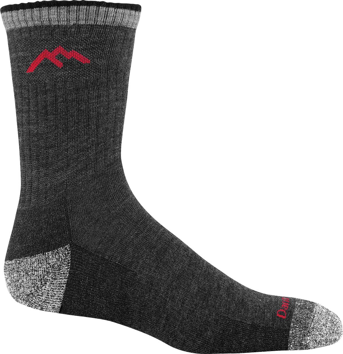 Darn Tough Hiker Micro Crew Midweight Hiking Sock Mens Black