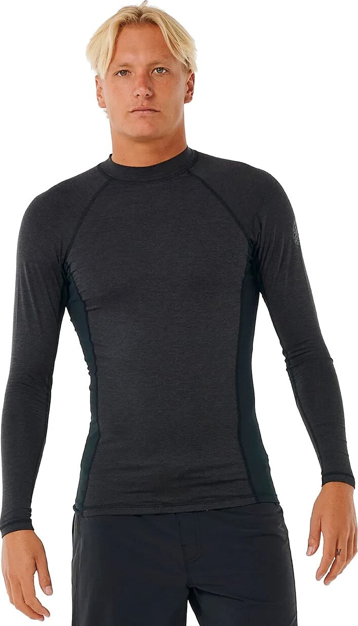 Rip Curl Dawn Patrol Perf Long Sleeve UV Tee Black Marle