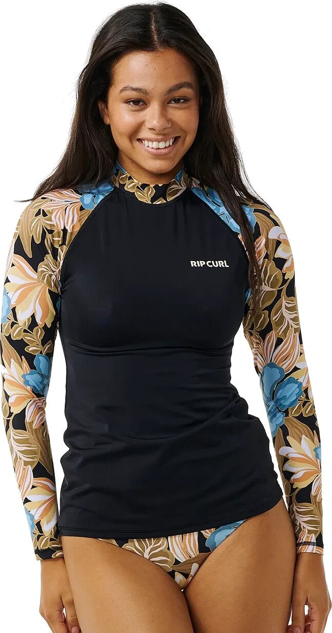 Rip Curl Follow The Sun UPF 50 Long Sleeve Womens Black