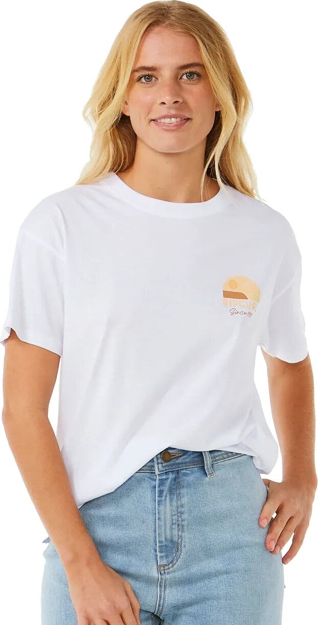 Rip Curl Line Up Relaxed Tee Womens White
