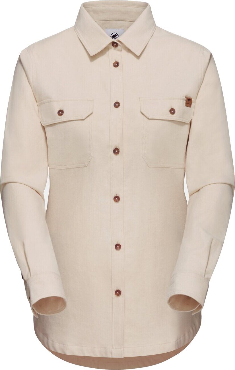 Mammut Tamaro Undyed Longsleeve Shirt Womens Light Brown (2024)