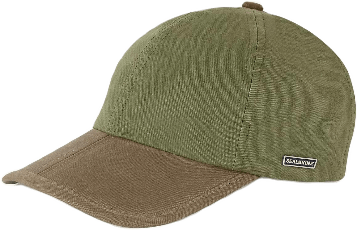 Sealskinz Marham Waterproof Oiled Canvas Cap Olive / Brown