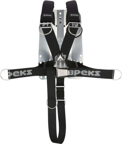 Apeks Deluxe Webbed Harness Aluminium Back Plate