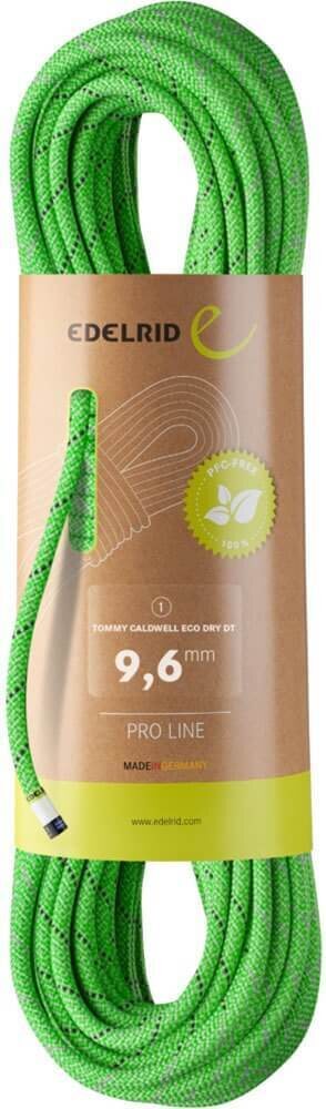Edelrid Tommy Caldwell Eco Dry DT 9.6mm Neon Green