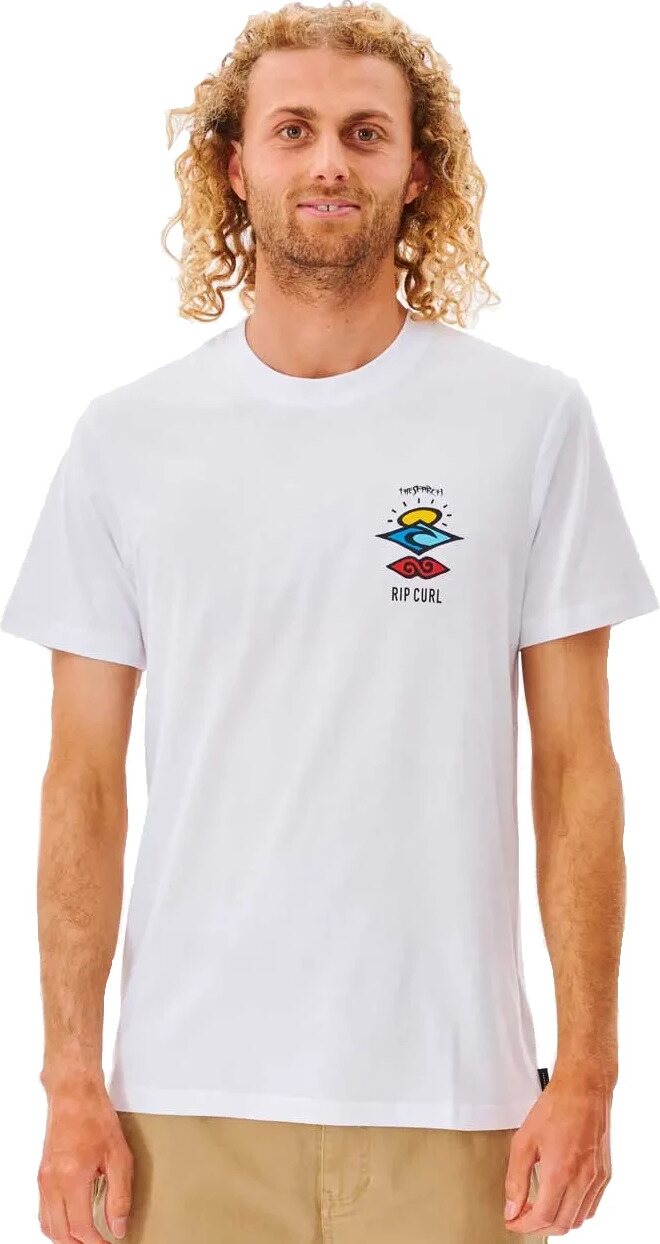 Rip Curl Search Icon Tee Mens White
