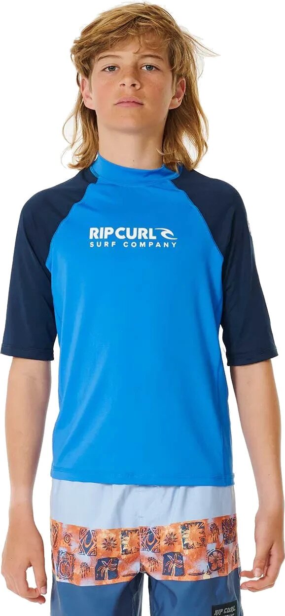 Rip Curl Shock UPF Short Sleeve Boy Blue Gum