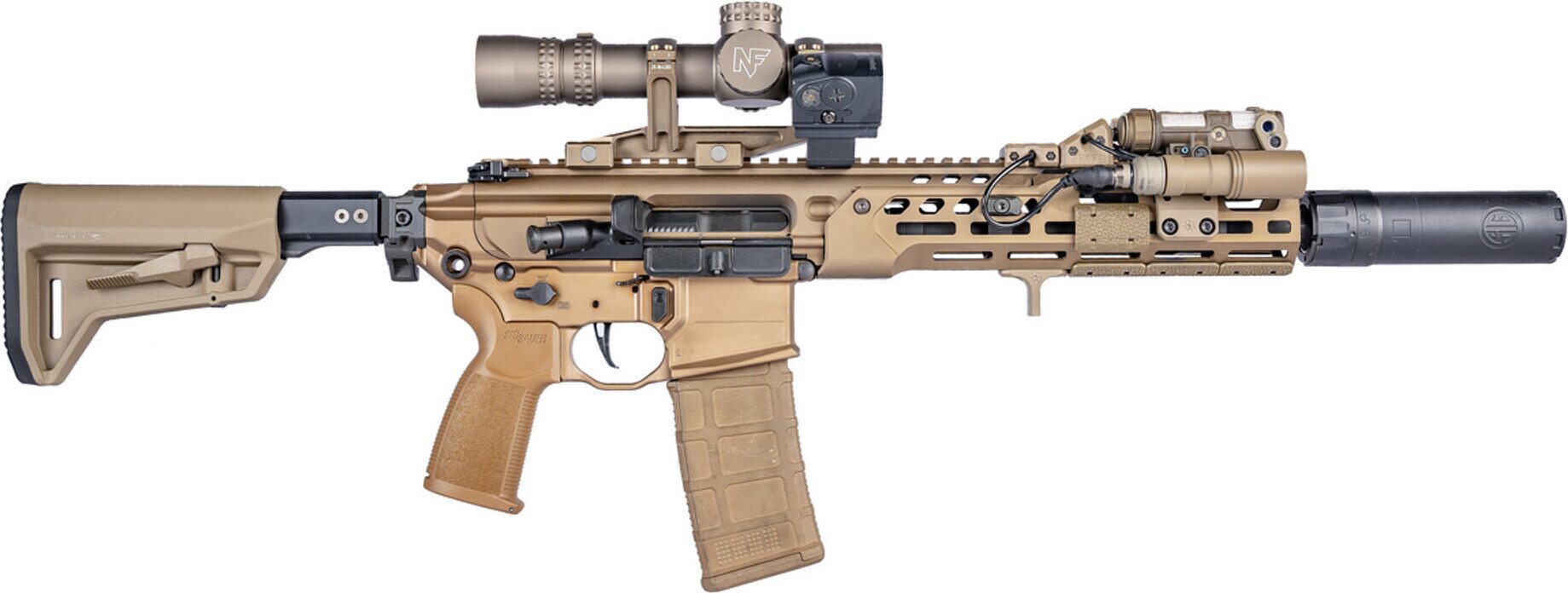 Arisaka Zero Retention Clamp, MCX Spear LT Standard Handguard