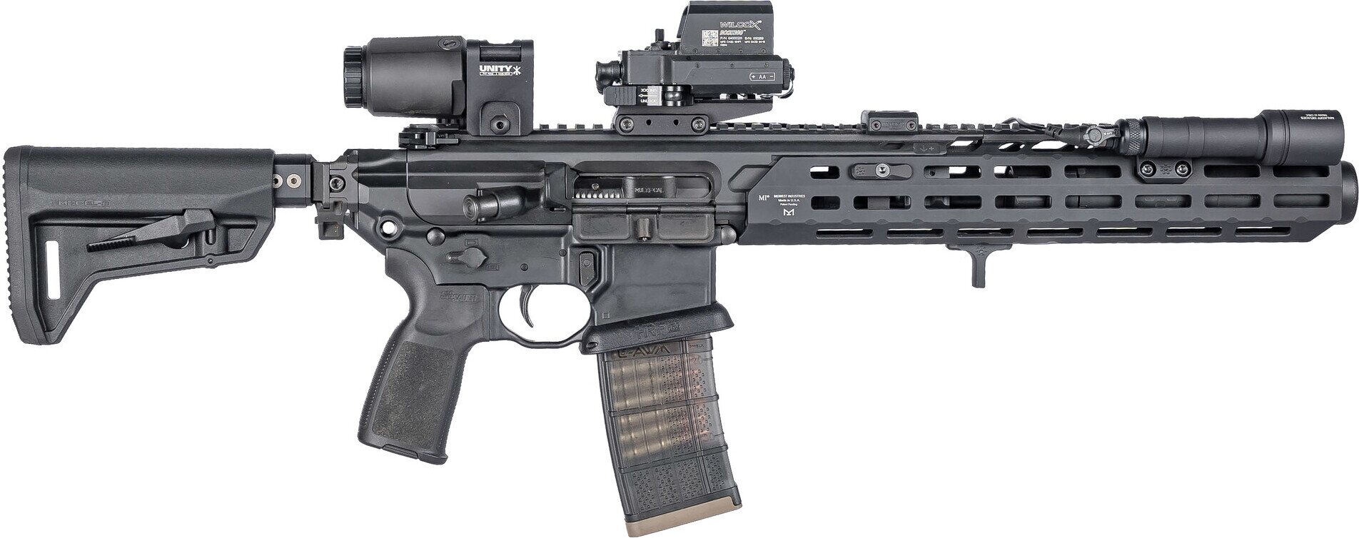 Arisaka Zero Retention Clamp, MCX MCX Virtus w/ MI Suppressor Handguard