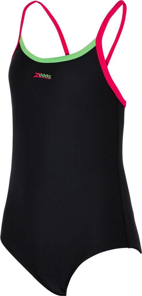 Zoggs Kerrawa Strikeback Girls Black / Green / Magenta