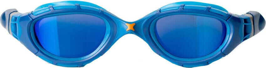 Zoggs Predator Flex Titanium Blue Blue Mirrored Blue