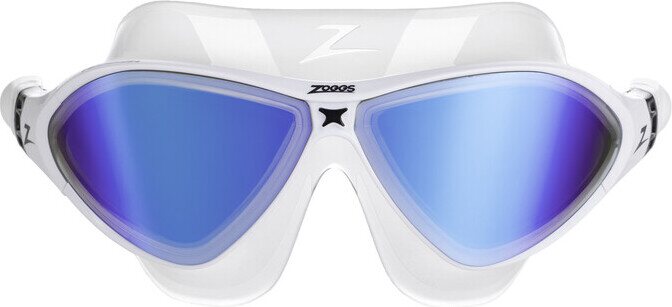 Zoggs Horizon Flex Mask Titanium Clear / White / Mirrored Blue