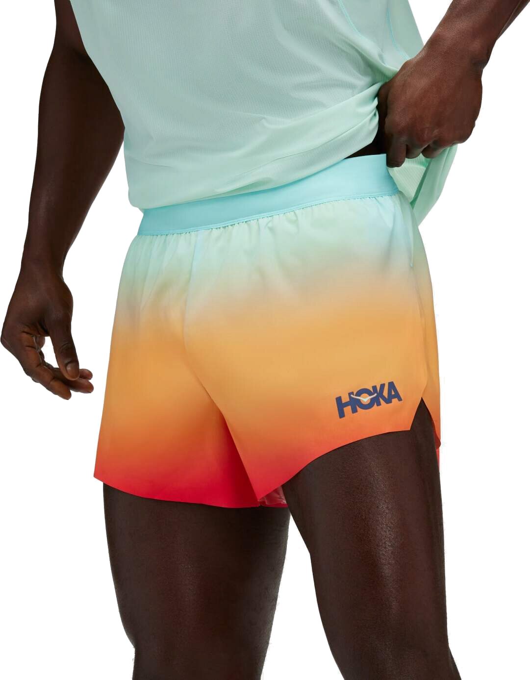 Hoka Split Short Mens Cloudless Ombre