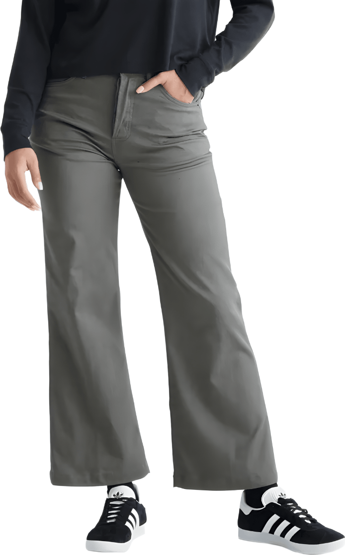 Duer Live Free High Rise Wide Leg Womens Thyme