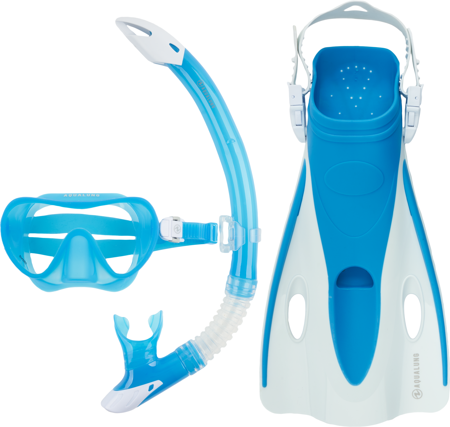 AquaLung Nabul Set Translucid Blue