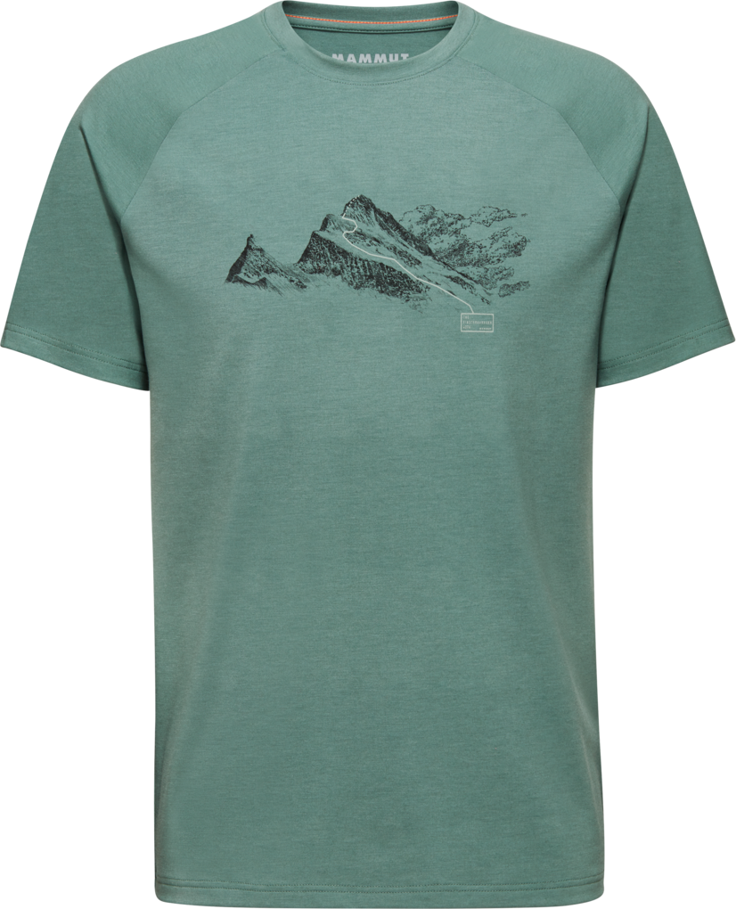 Mammut Mountain T-Shirt Finsteraarhorn Mens Dark Jade
