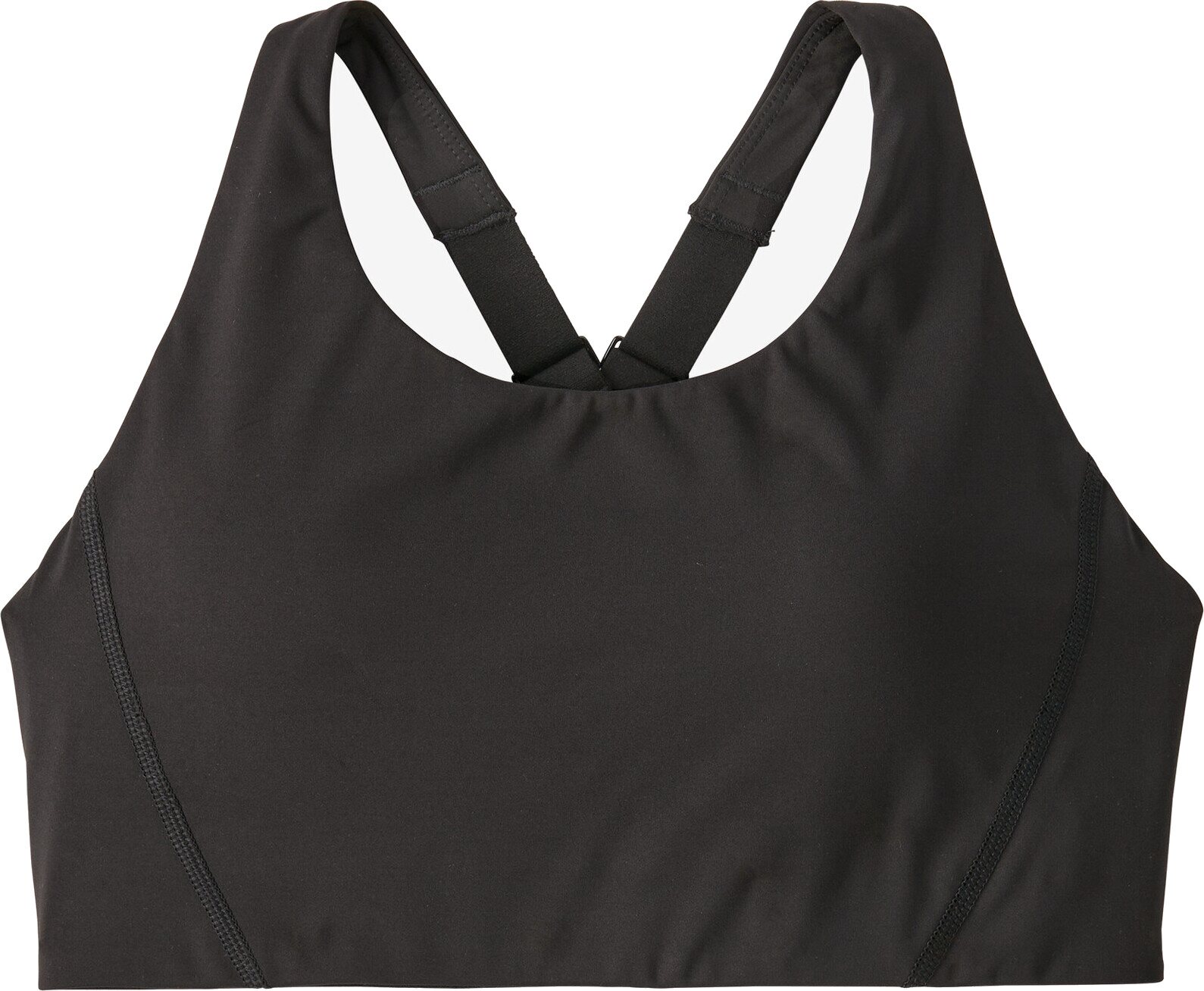 Patagonia Shadowlite Mid Impact Adjustable Bra Womens Black