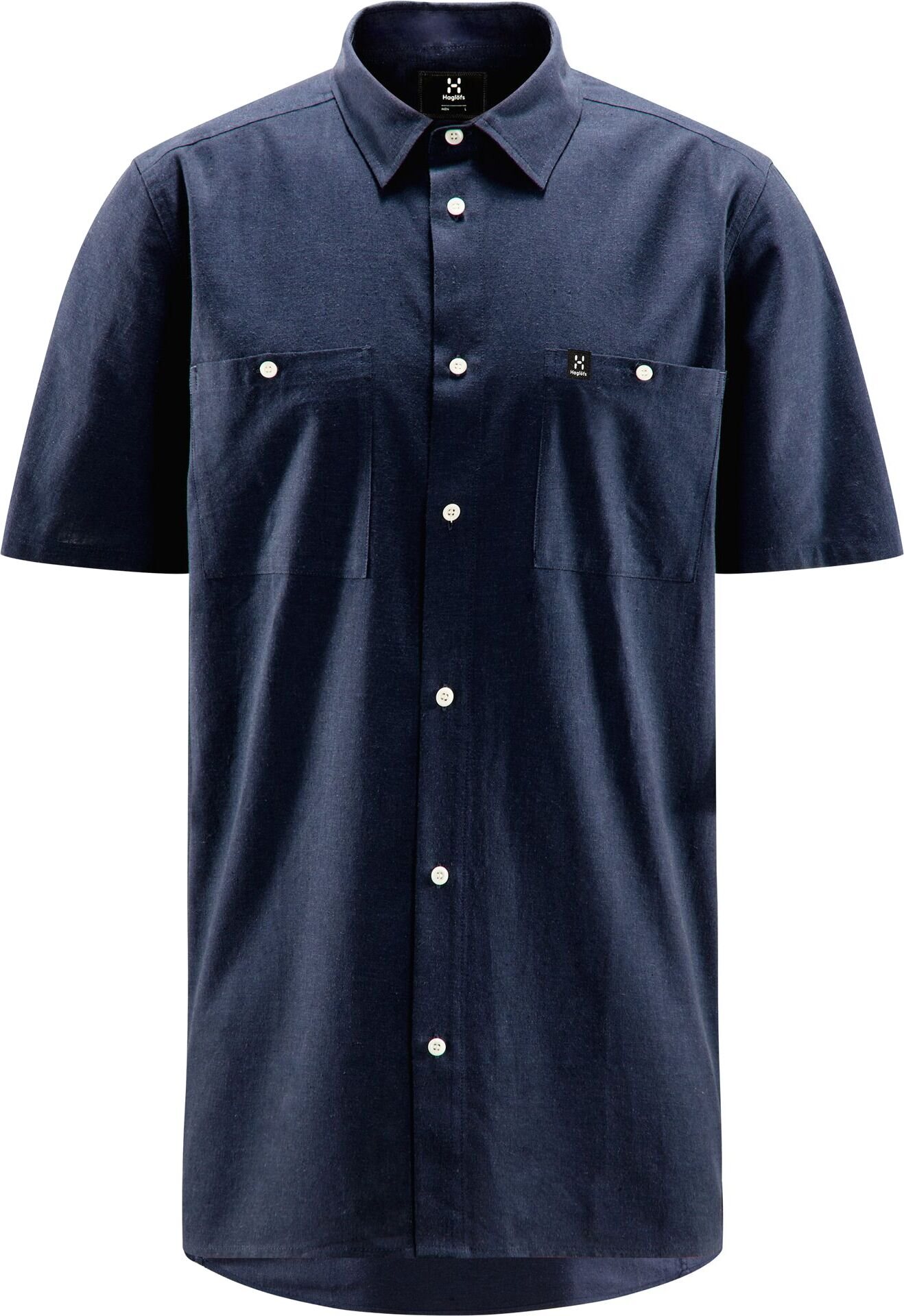 Haglöfs Curious Hemp SS Shirt Mens Tarn Blue