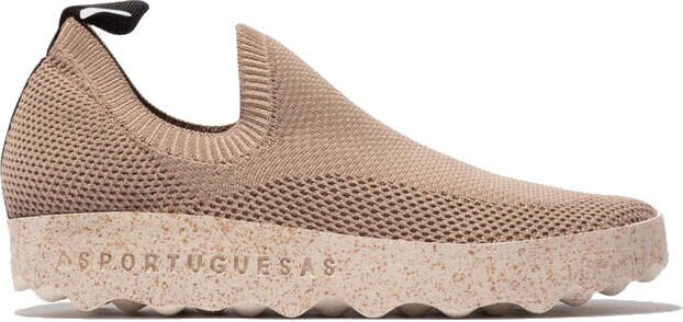 Asportuguesas Clip Recycled Knitt Womens Taupe / Natural Sole