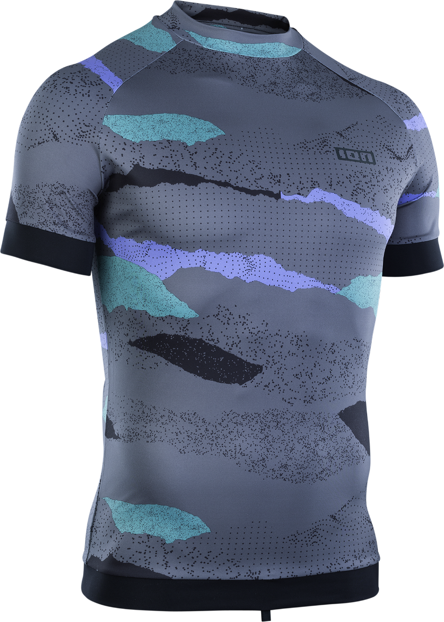 ION Rashguard Maze SS Mens Dark Collage