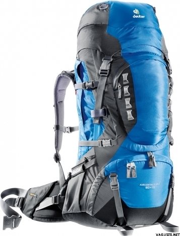Deuter Aircontact PRO 60 + 15 Ocean/Anthracite
