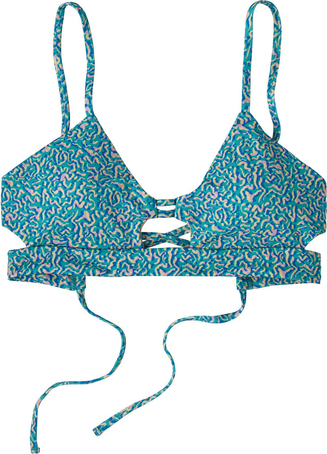 Patagonia Focal Point Top Womens Sea Texture: Subtidal Blue