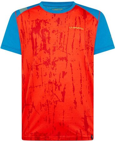La Sportiva Circuit T-Shirt Mens Poppy/Neptune