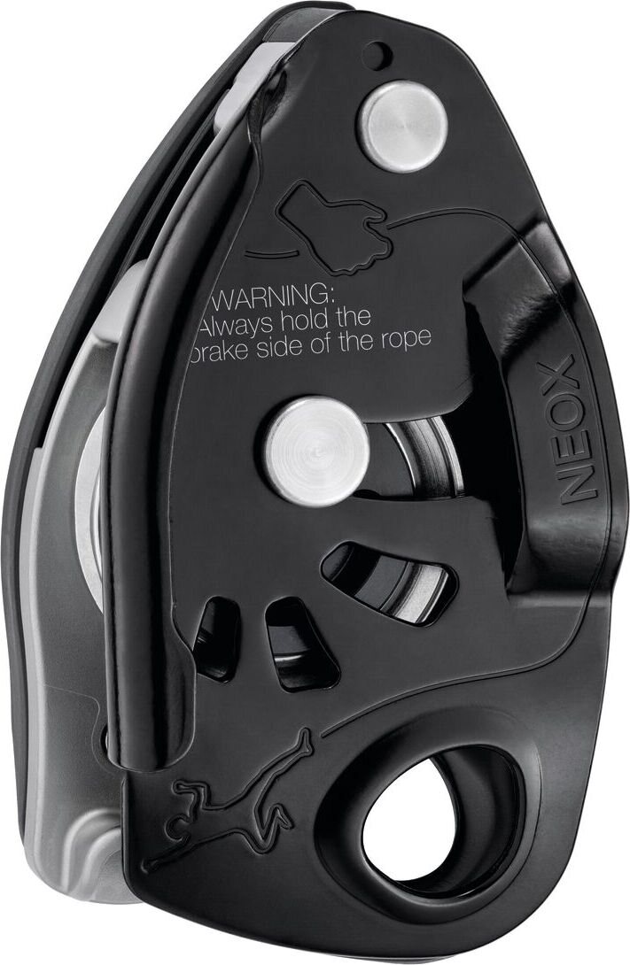 Petzl Neox -belay device Black