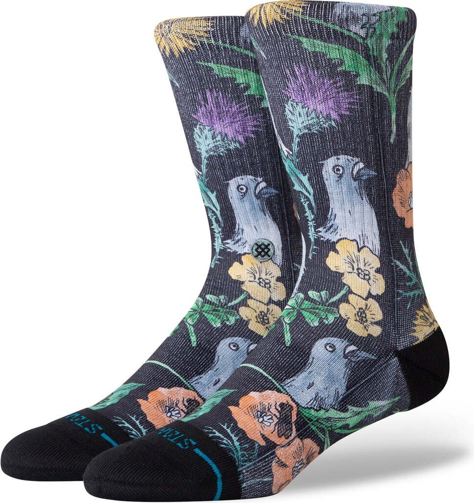 Stance Just Flocked Black