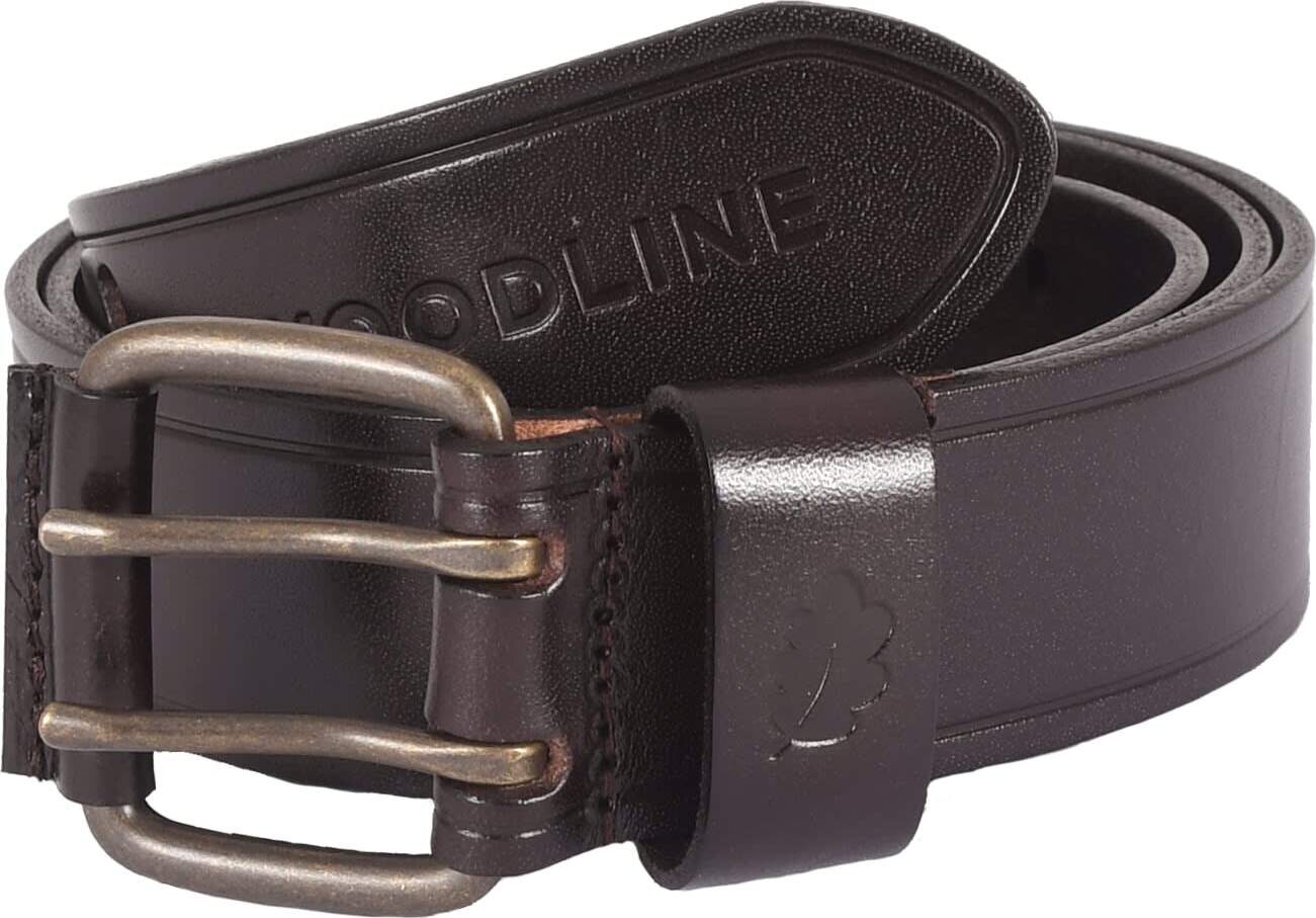 Woodline Leather Belt Brown