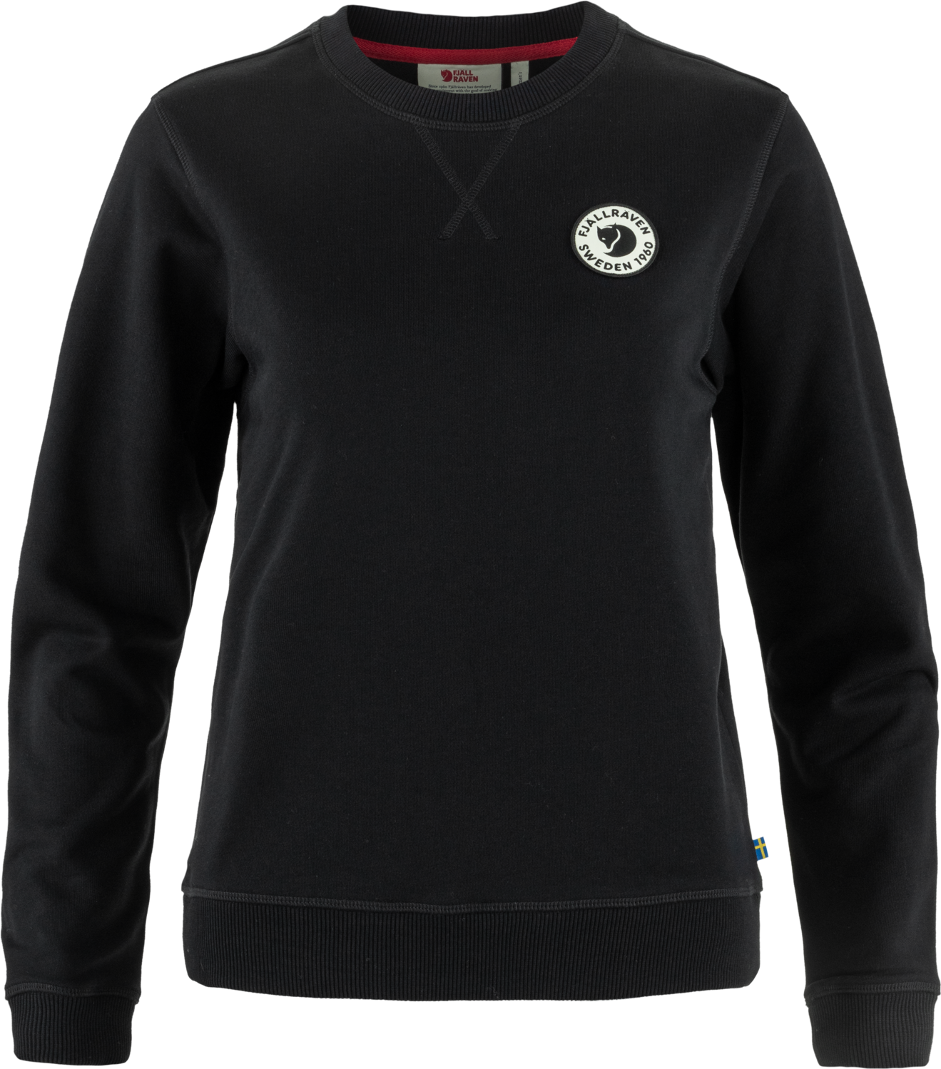 Fjällräven 1960 Logo Badge Sweater Womens Black (550)